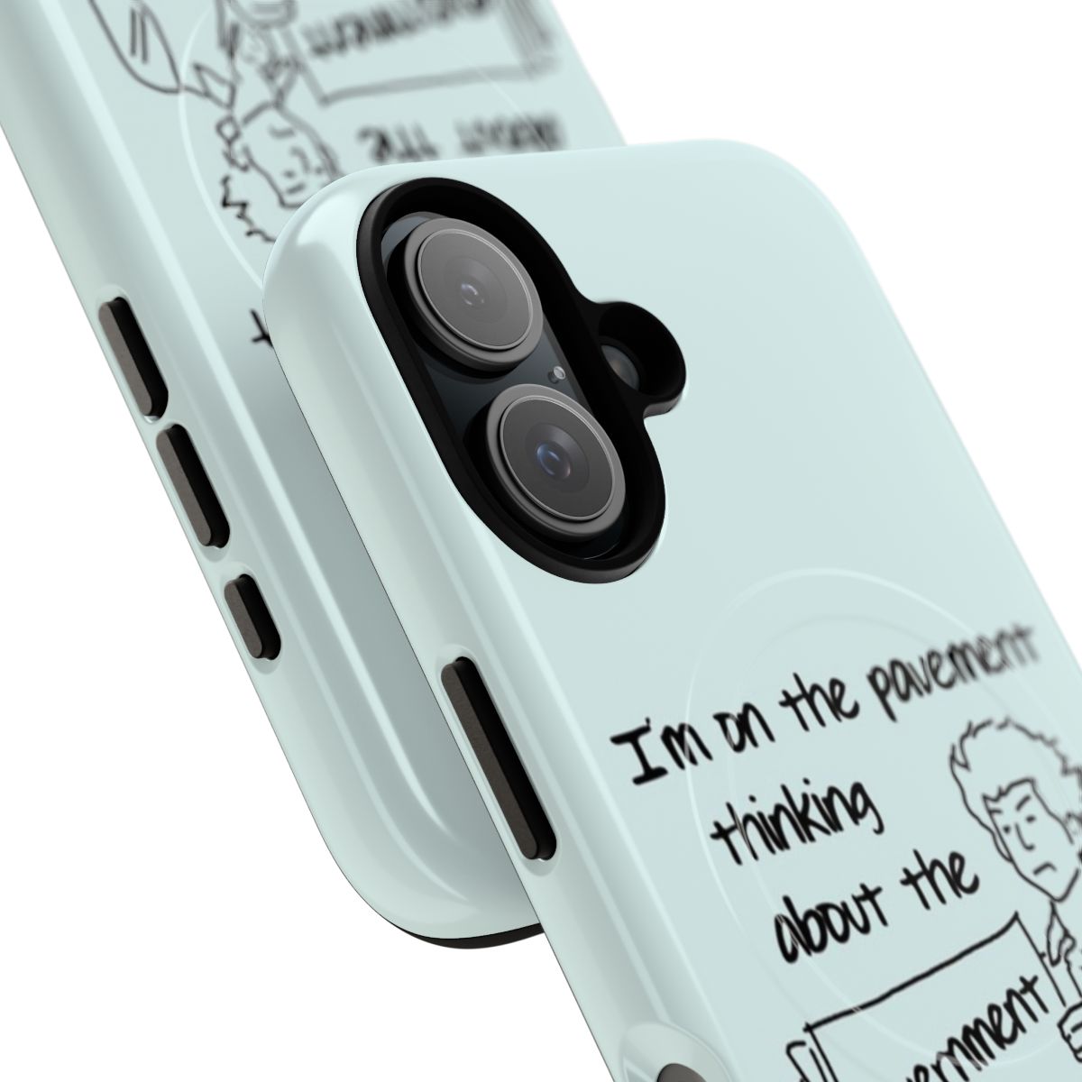 Classic rock-inspired phone case with Bob Dylan themed design - Detail