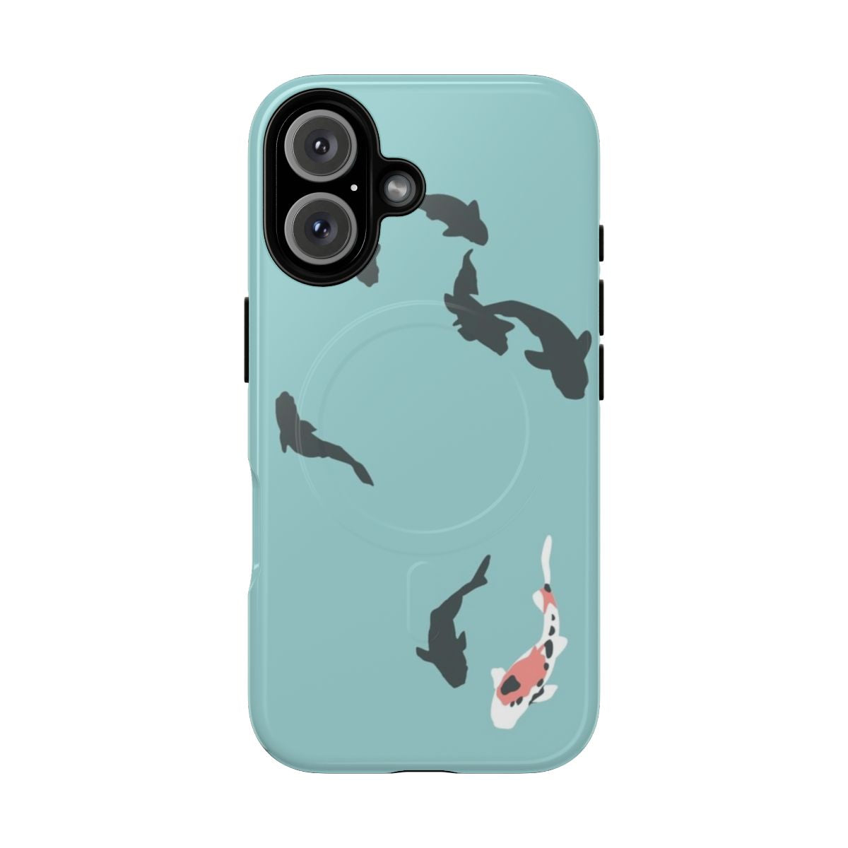 Koi fish phone case with minimal anime design inspired by 'A Silent Voice' manga and movie