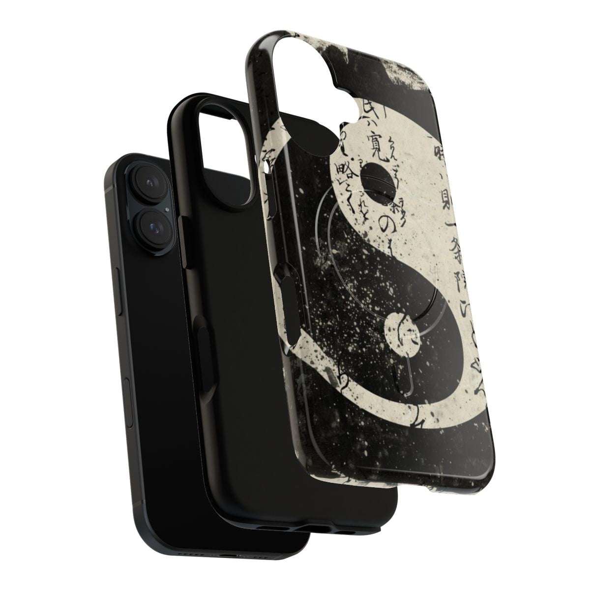 Yin and Yang Symbol Magnetic Tough Phone Case - Layers