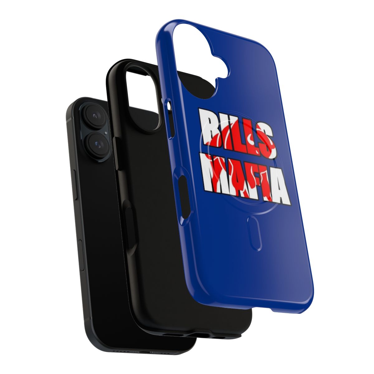 Buffalo Bills Mafia-themed magnetic tough phone case with players Allen and Diggs - Layers