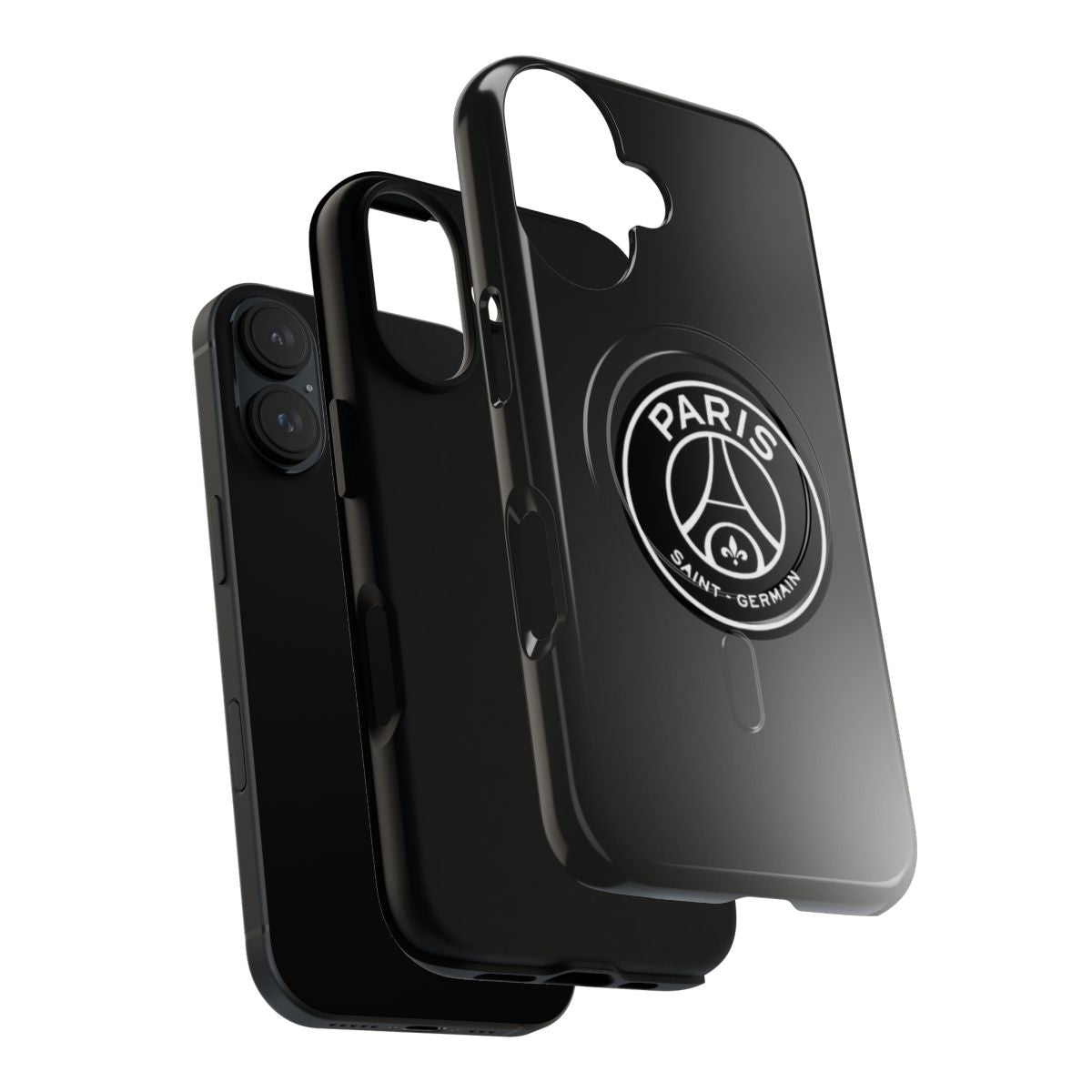 Magnetic Tough Phone Case with Paris Saint Germain Design - Layers