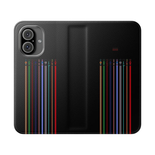 Minimalist design phone case featuring 2023 Formula 1 motorsport artwork