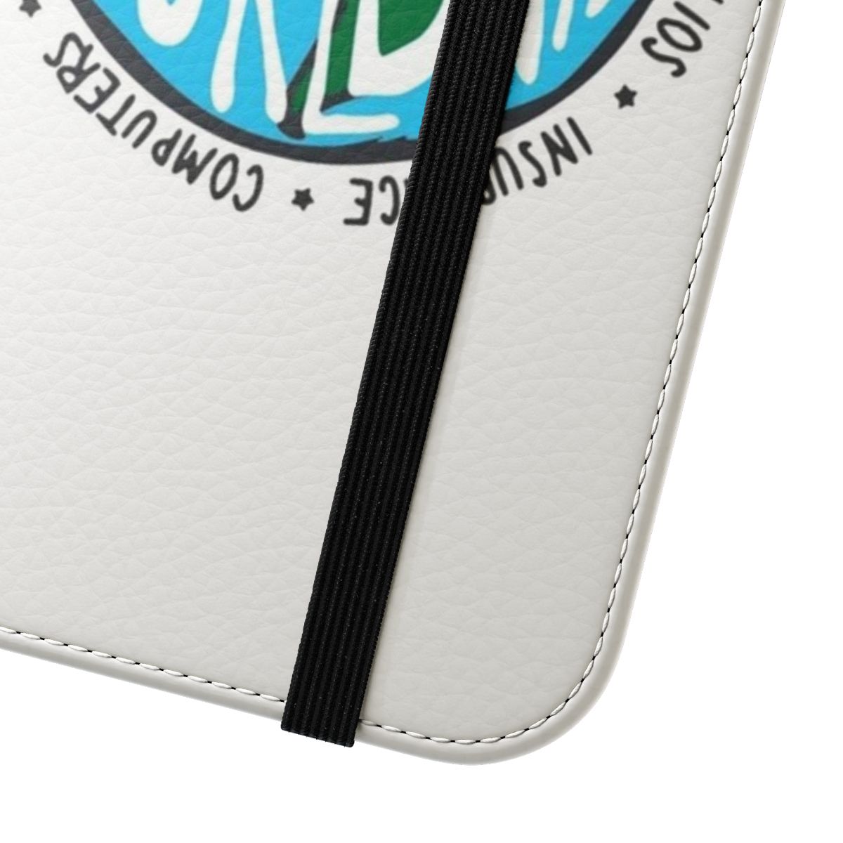 Step Brothers inspired flip phone case with iconic movie graphics - Close Up