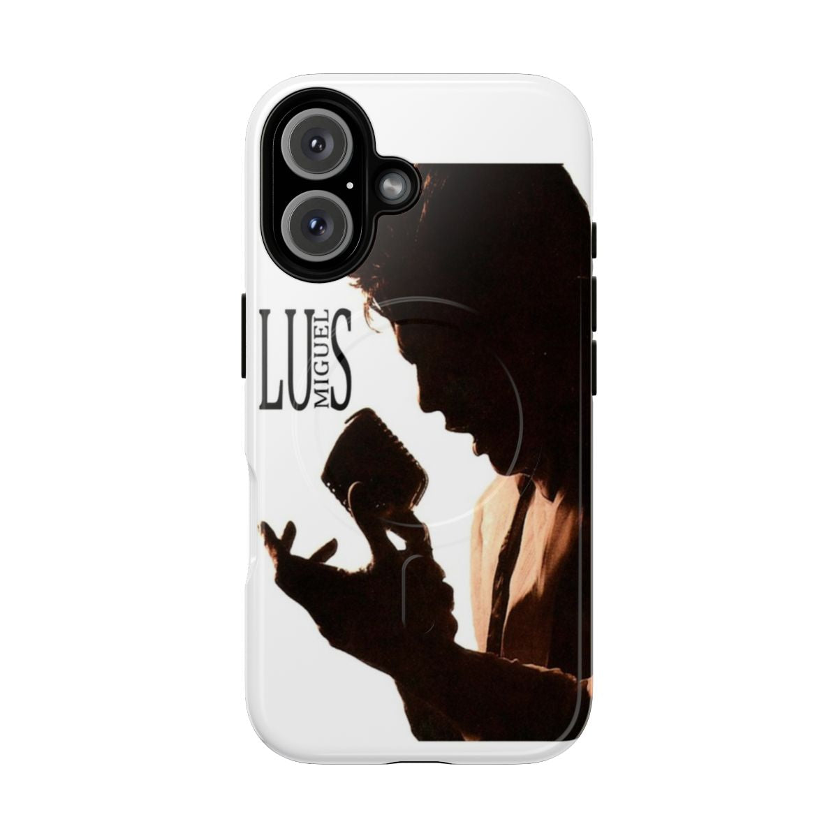 Romantic magnetic tough phone cases for smartphones featuring Mexican artist Luis Miguel