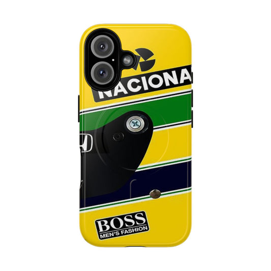 Ayrton Senna inspired magnetic tough phone case