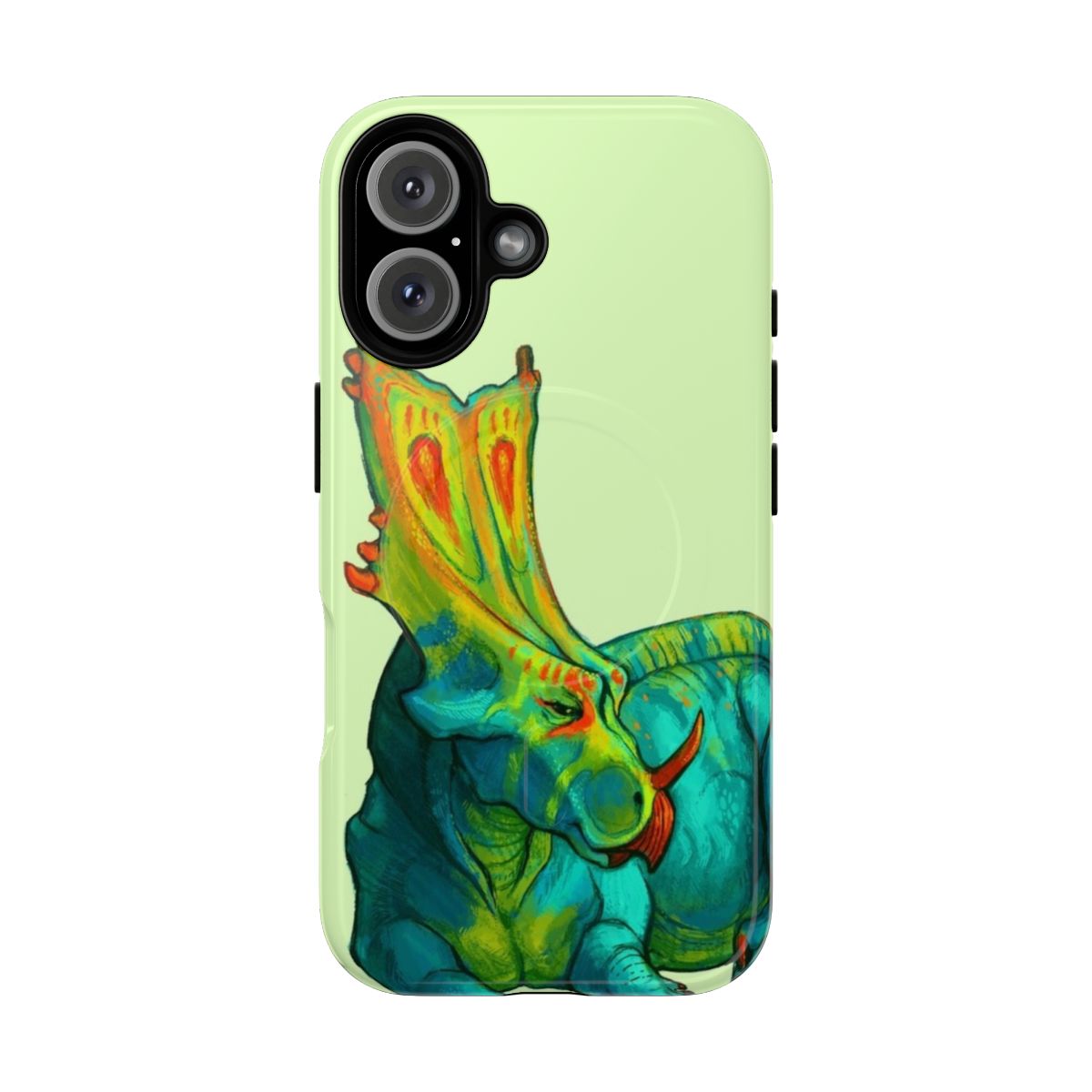 Chasmosaurus Belli Dinosaur Phone Case with Magnetic Tough Cover