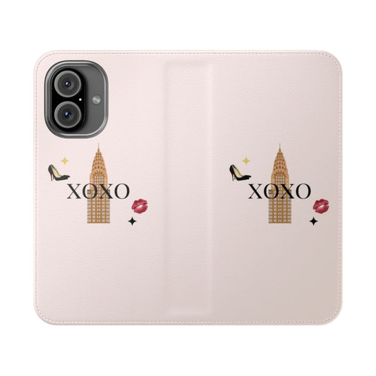 Stylish phone case with Gossip Girl inspired design