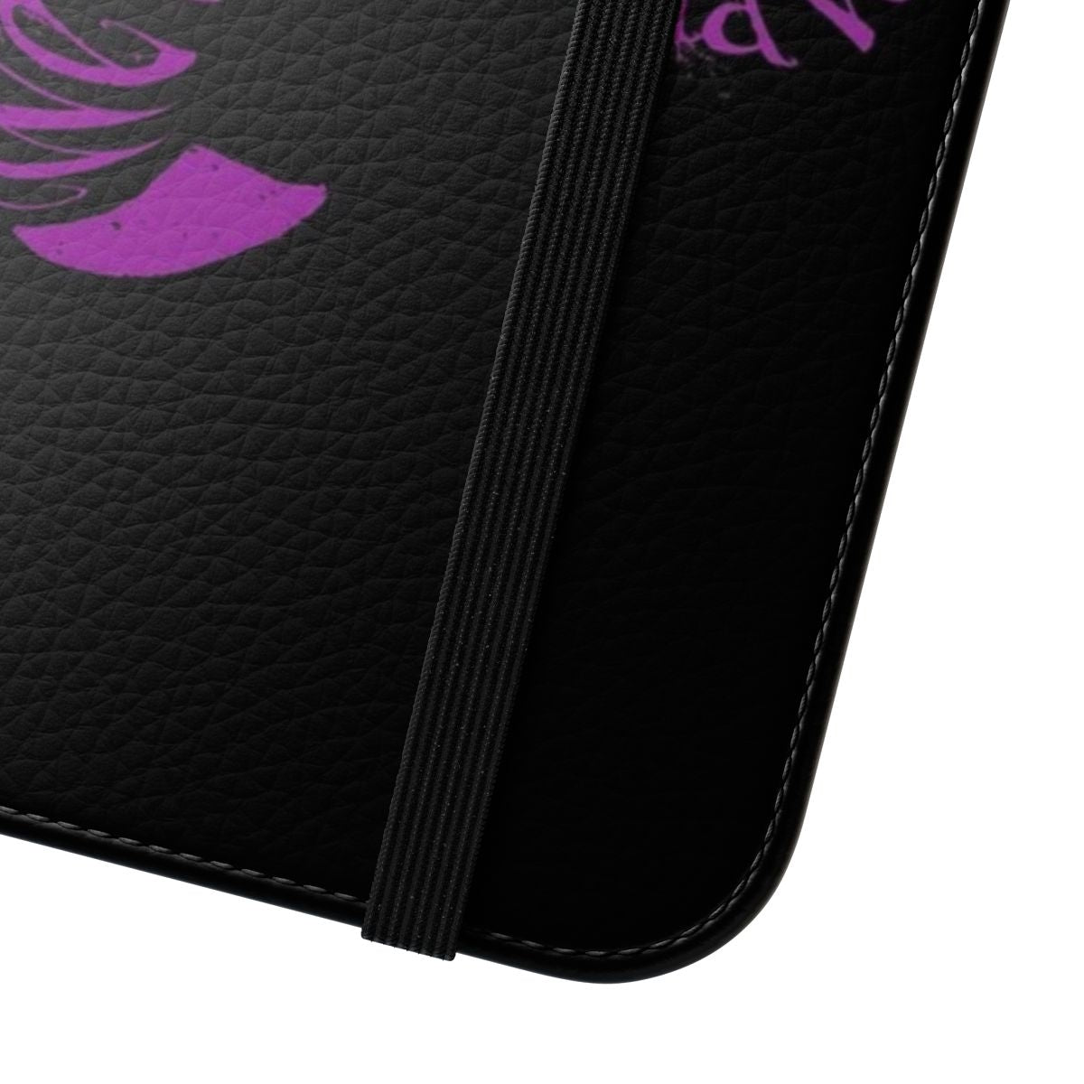 Colorful Cheshire Cat Flip Phone Case Inspired by Alice in Wonderland - Close Up