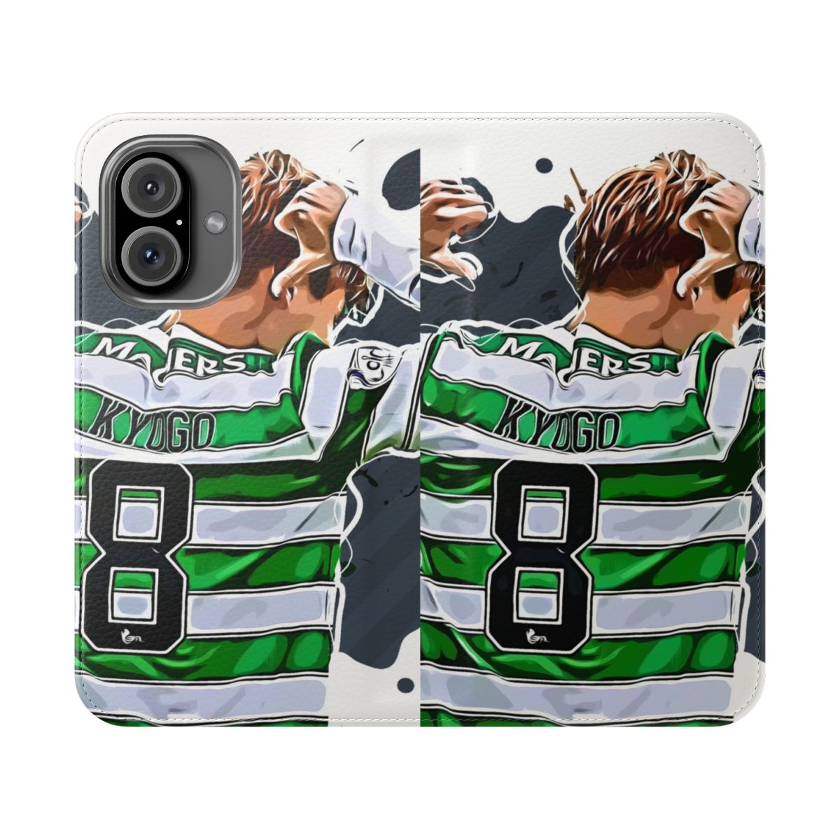 Stylish phone case featuring Kyogo Furuhashi, the talented player for Celtic Football Club