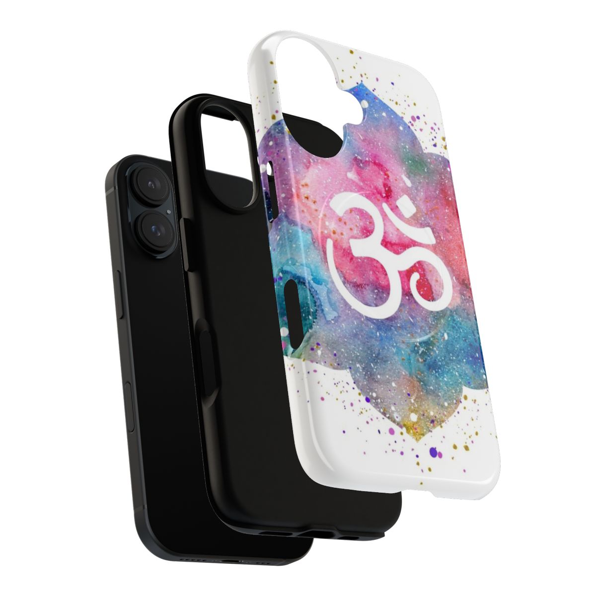 Beautifully designed mandala and lotus flower phone case - Layers