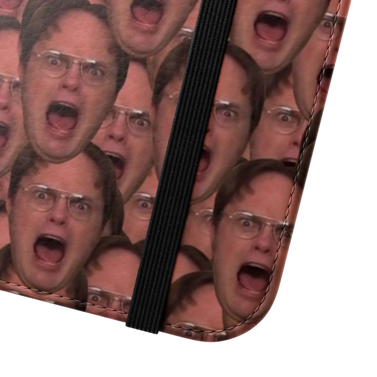 Dwight Schrute from The Office (U.S.) inspired flip cover phone case - Close Up