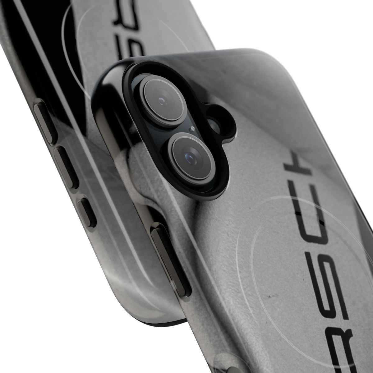 Porsche-inspired magnetic and tough phone case - Detail