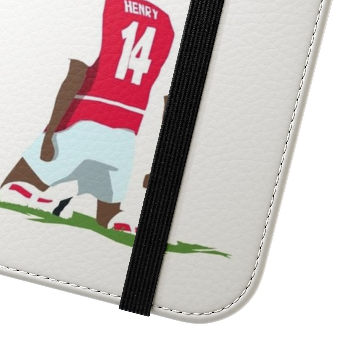 Flip phone case featuring Thierry Henry's iconic goal celebration at White Hart Lane - Close Up