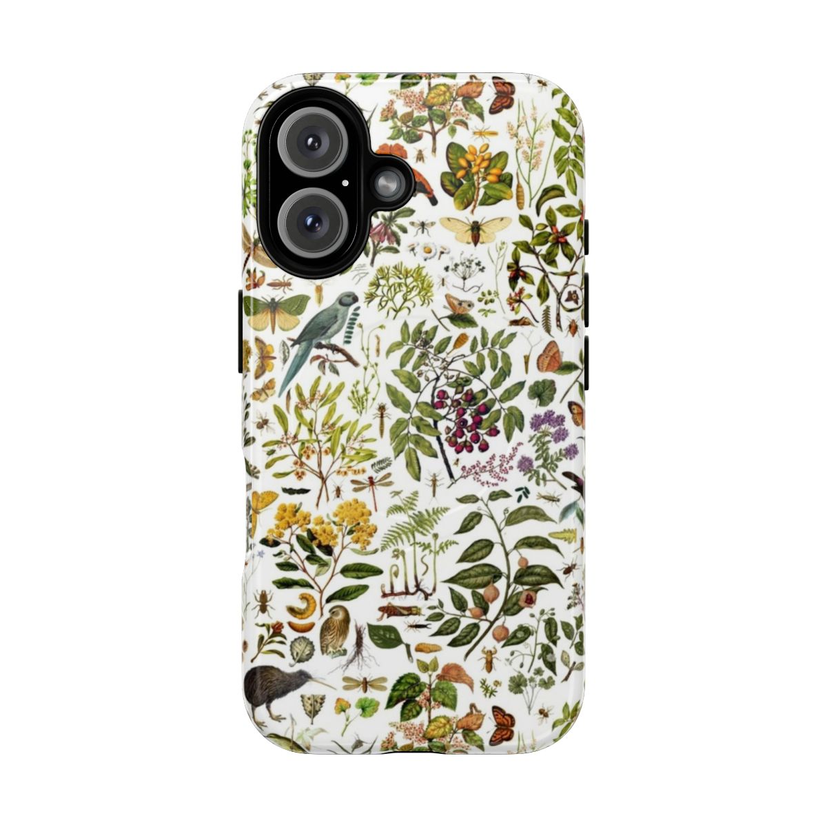 Detailed biology-inspired nature pattern on a magnetic phone case