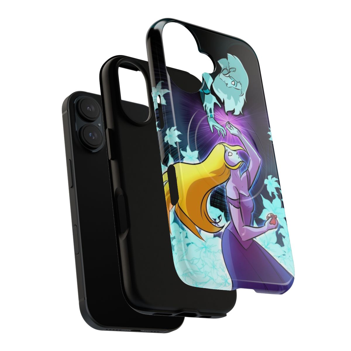 Illustration of Hades and Persephone on a magnetic tough phone case - Layers