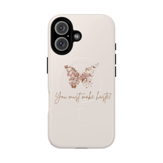 Bridgerton inspired magnetic phone case with quote