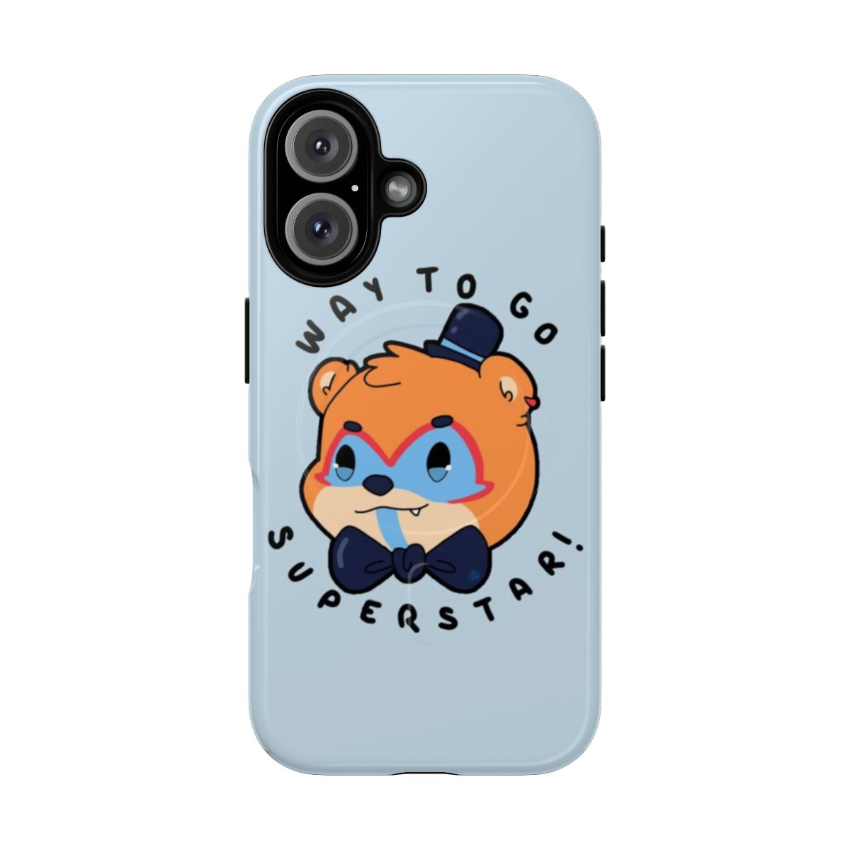 Glamrock Freddy-themed phone case with a magnetic, tough design for FNAF Security Breach fans