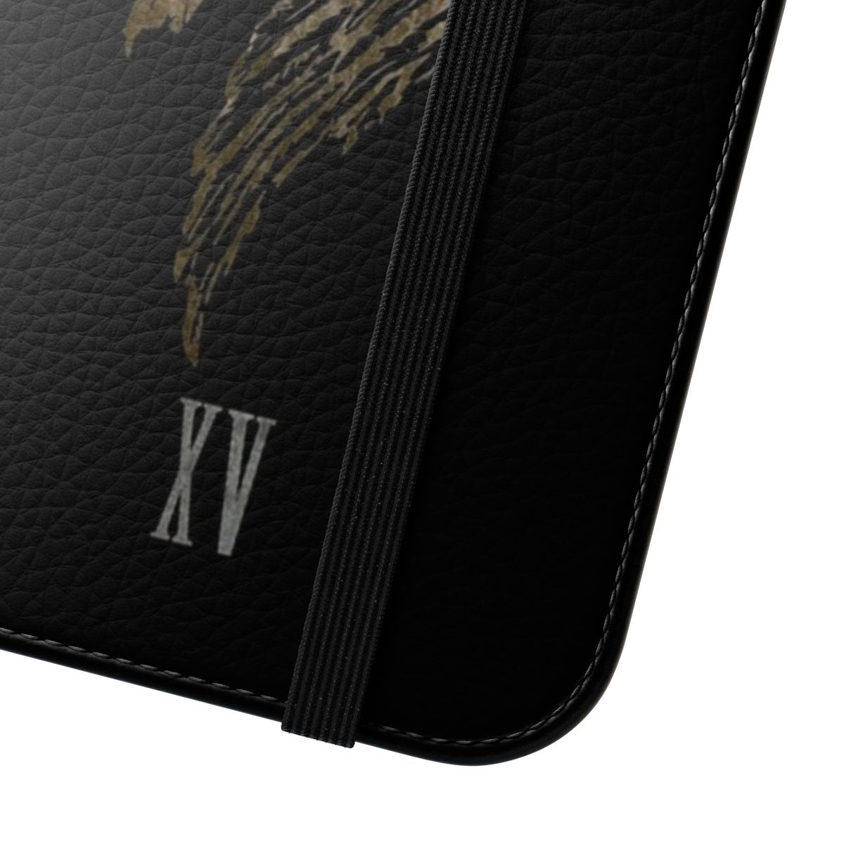 Crest Themed Flip Cover Phone Case for Fantasy and Gaming Fans - Close Up