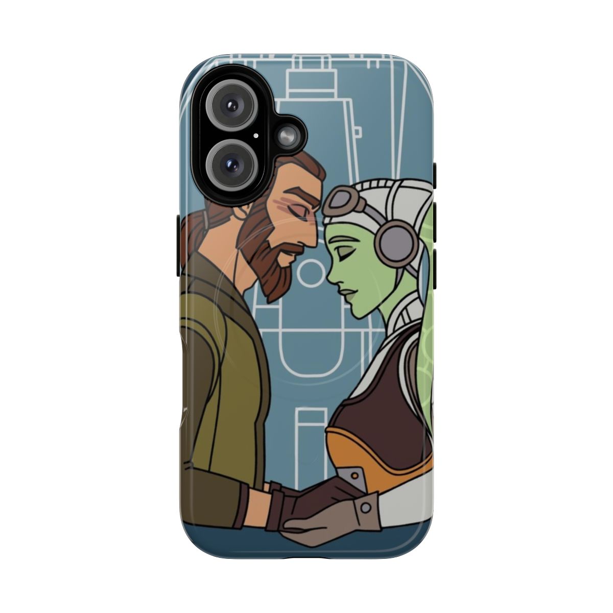 Magnetic tough phone case with Star Wars Rebels inspired designs