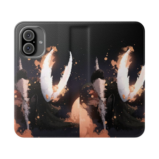 Watercolor-style Hollow Knight themed phone case