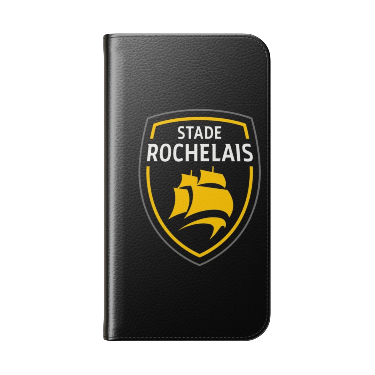 Stade Rochelais Rugby Flip Cover Phone Case - Folded Back