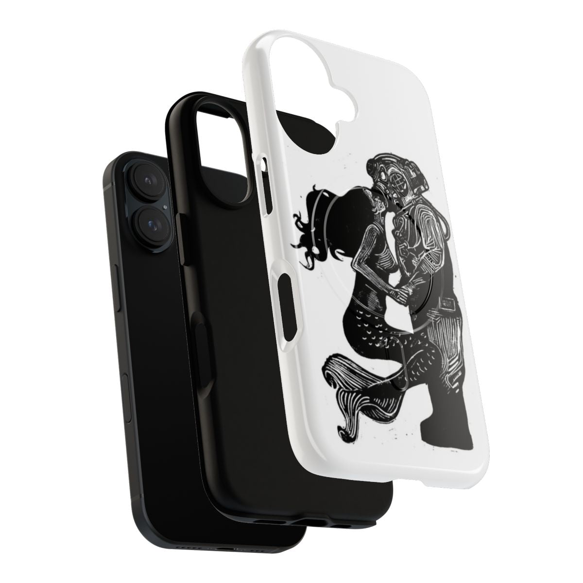 A sleek and durable phone case featuring a nature-inspired tree graphic design. - Layers