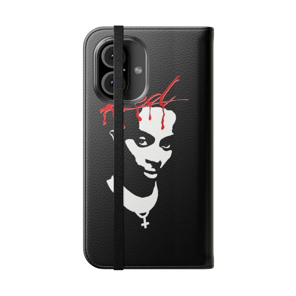 Custom phone case inspired by Playboi Carti's 'Whole Lotta Red' album - Folded Front