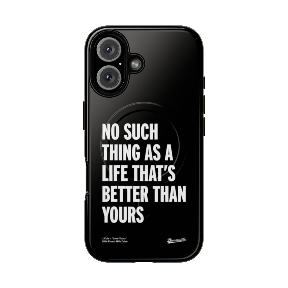 Magnetic tough phone case featuring J Cole's "Love Yourz" from 2014 Forest Hills Drive album