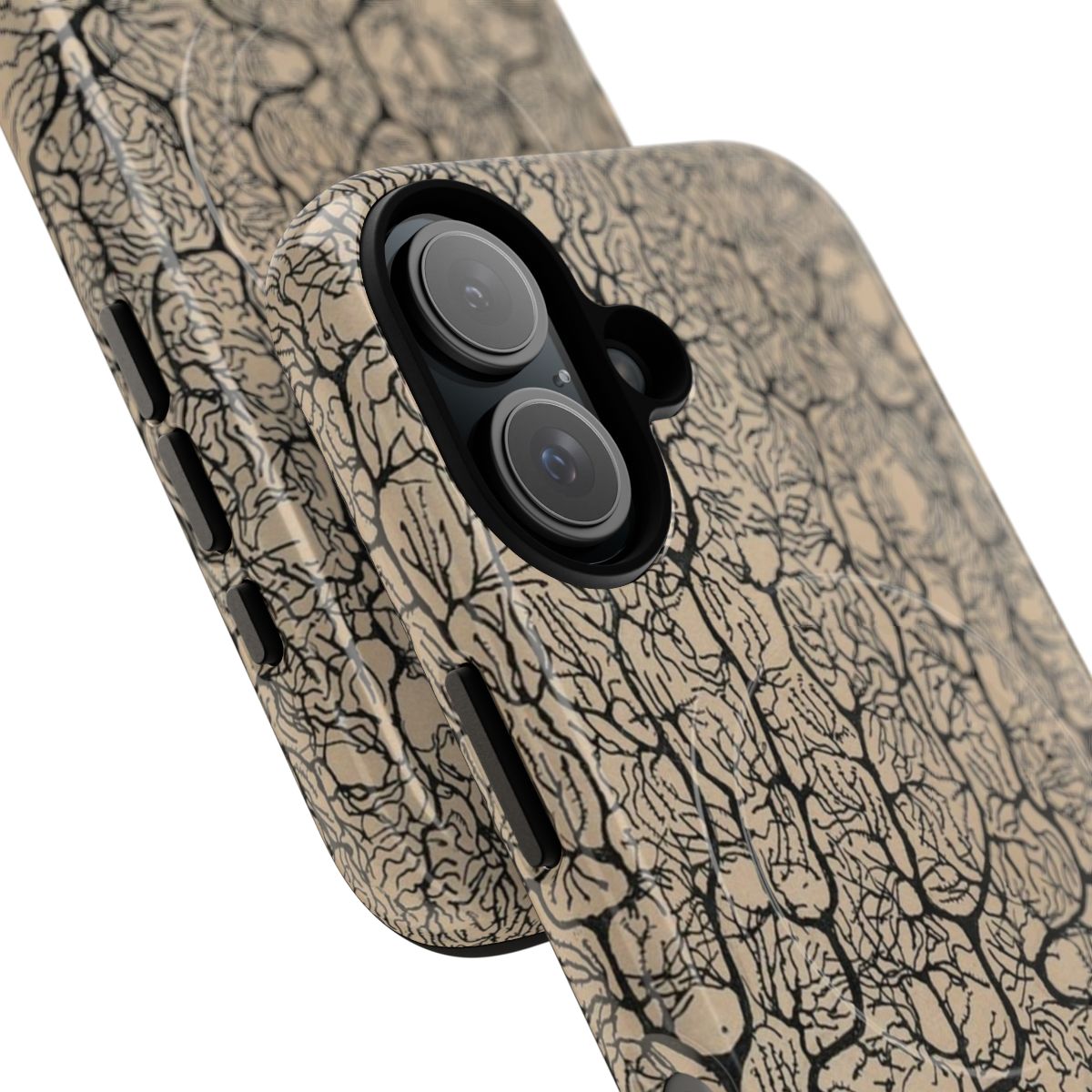 Neuron-inspired magnetic tough phone case - Detail