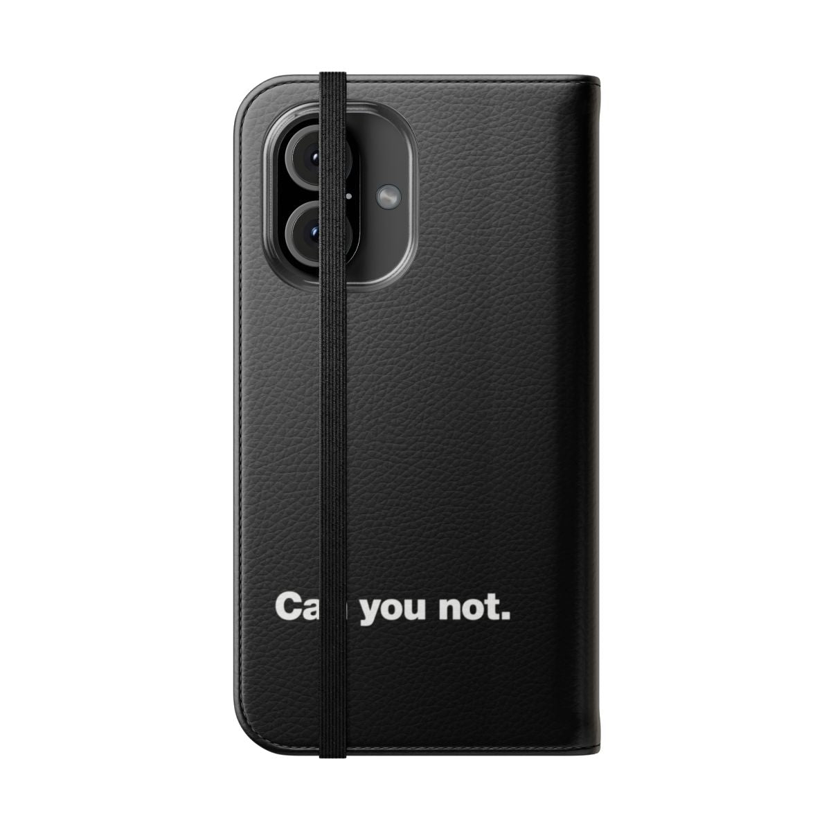 Funny "stop it" typography phone case with sassy attitude - Folded Front