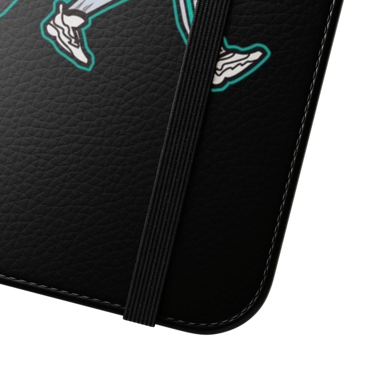 Vintage-inspired flip cover phone case featuring the iconic Ken Griffey Jr. of the Seattle Mariners - Close Up