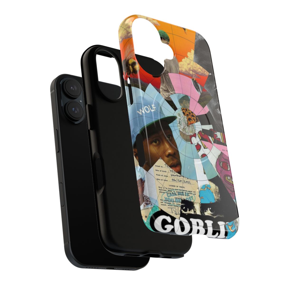 Magnetic tough phone case featuring Tyler The Creator inspired artwork - Layers