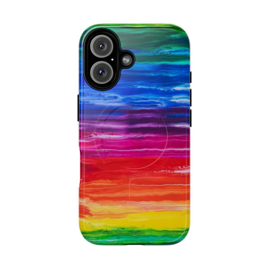 Customizable magnetic tough phone cases in various designs by Mal Makes