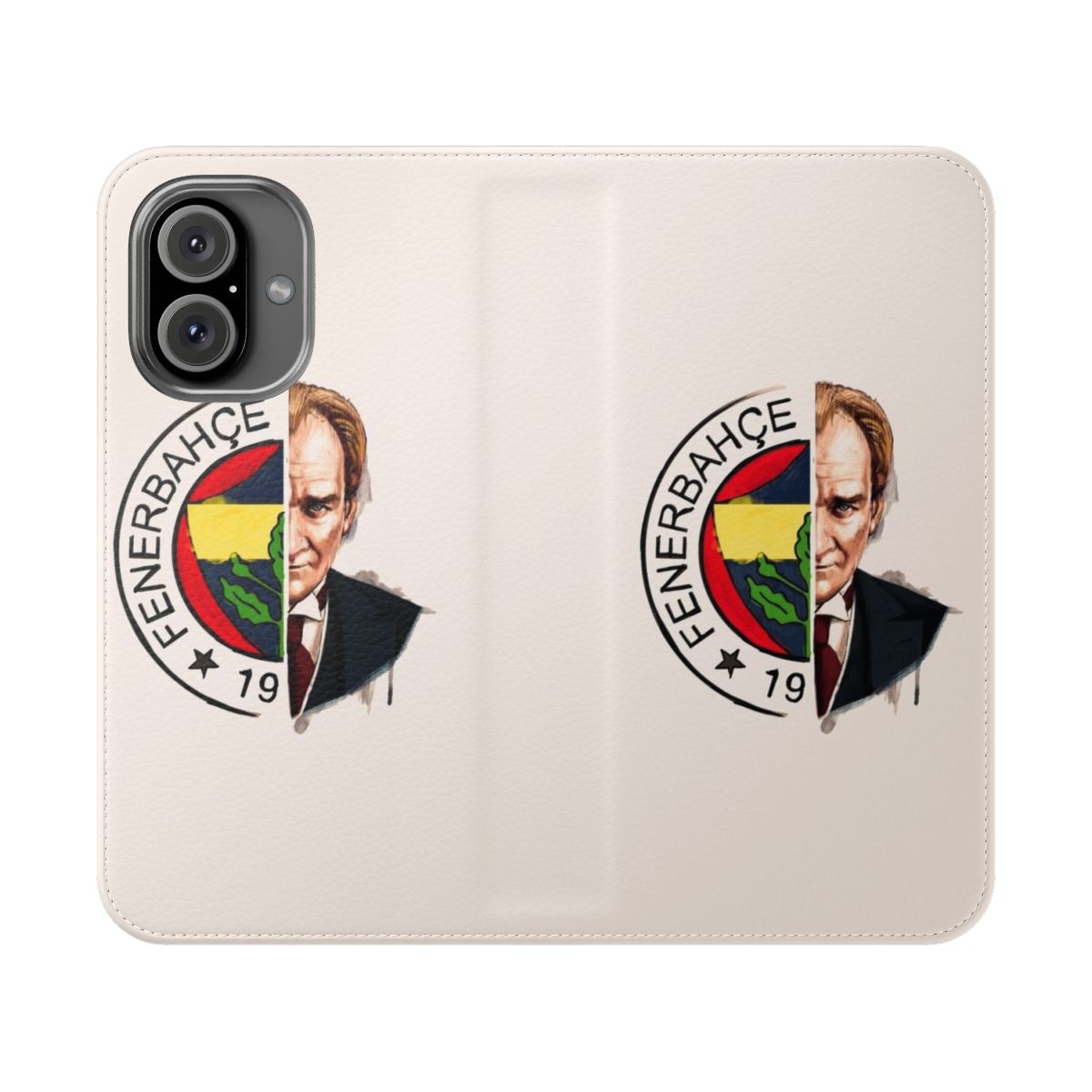 Fenerbahçe Ataturk-Themed Flip Phone Case Cover