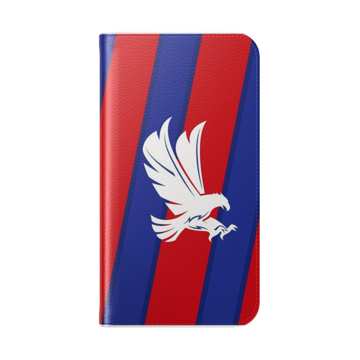 Crystal Palace themed phone case with flip cover design - Folded Back