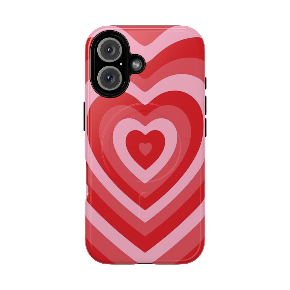 Powerpuff Girls-inspired heart-shaped magnetic tough phone case