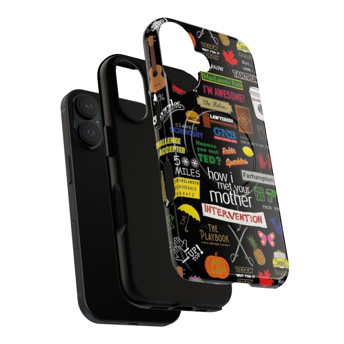 HIMYM-Inspired TV Show Collage Magnetic Tough Phone Case - Layers