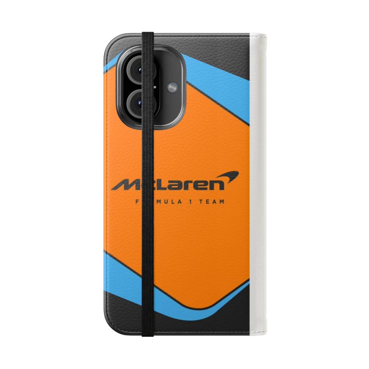 Formula 1-inspired phone case with Mclaren branding - Folded Front