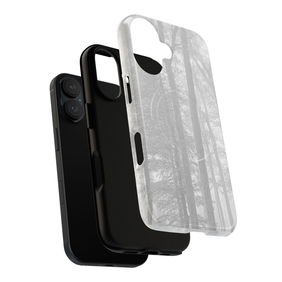 Folkore-inspired nature-themed magnetic tough phone case with tree background - Layers