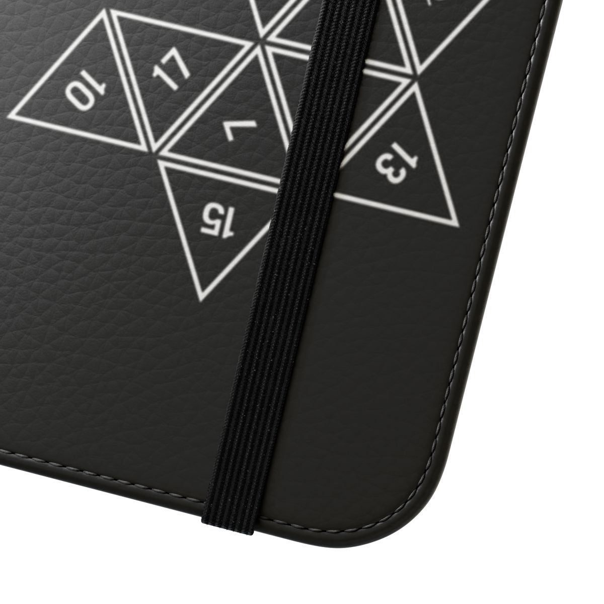 Tabletop Themed D20 Flip Cover Phone Case - Close Up