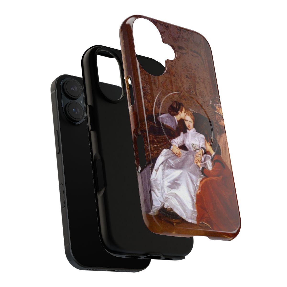 Magnetic tough phone case featuring "The Reluctant Bride" artwork - Layers