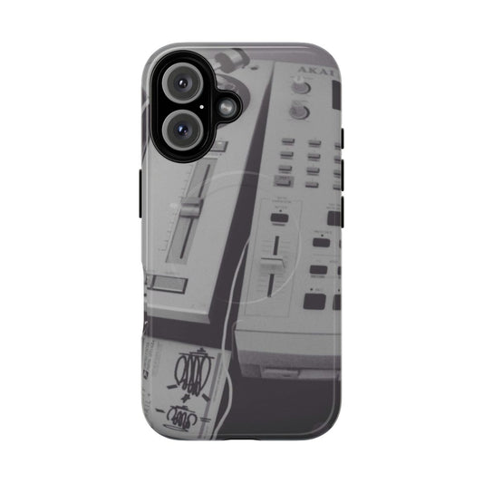 Magnetic and tough phone case with graffiti and hip hop inspired design