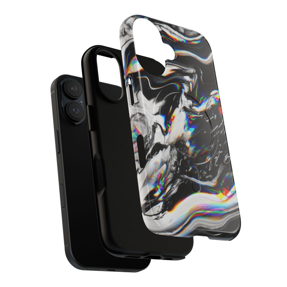 Funny expressive phone case with magnetic tough design - Layers