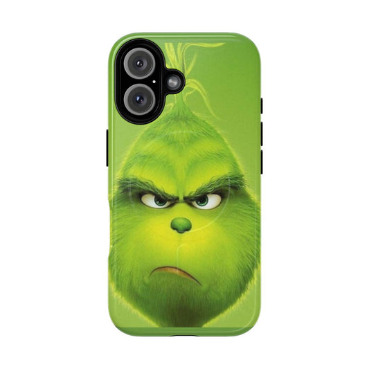 Magnetic Tough Grinch-Inspired Phone Case