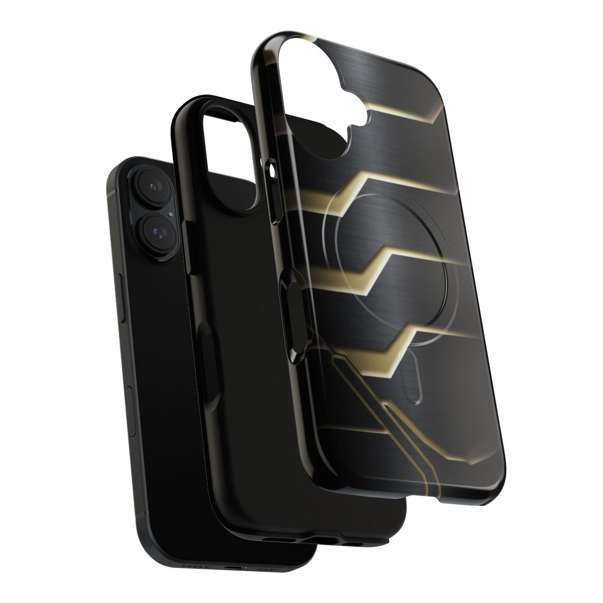 Magnetic tough phone case featuring the Winter Soldier's arm design - Layers