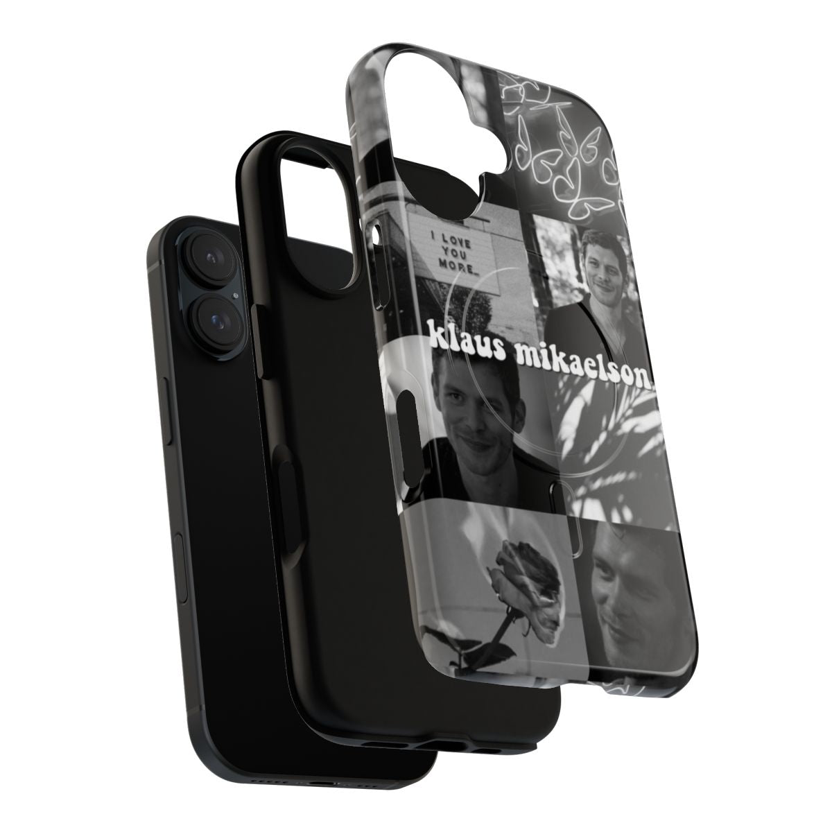 Tough and protective phone case featuring Klaus Mikaelson, a beloved character from The Vampire Diaries and The Originals. - Layers