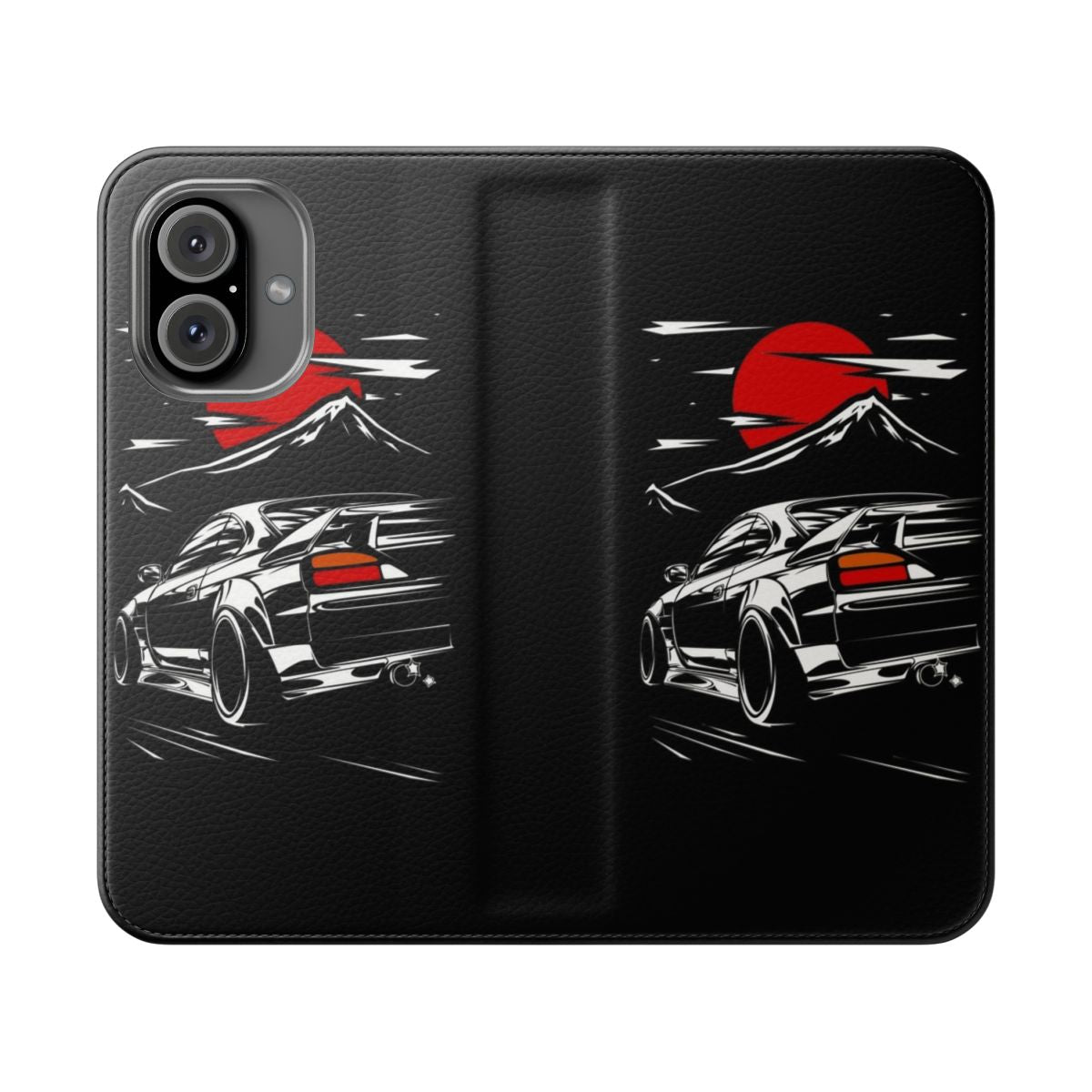 Nissan Silvia S15 inspired flip cover phone case