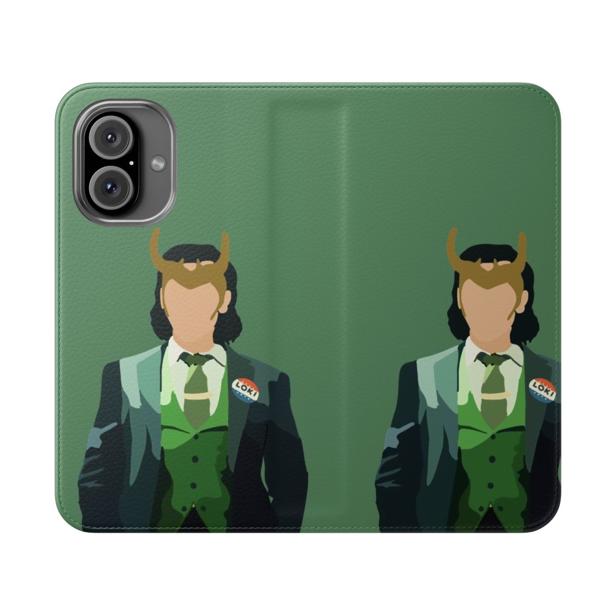 Loki-inspired phone case featuring the God of Mischief