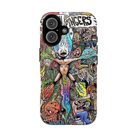 Magnetic tough phone case featuring the album cover art for Sticky Fingers Caress Your Soul