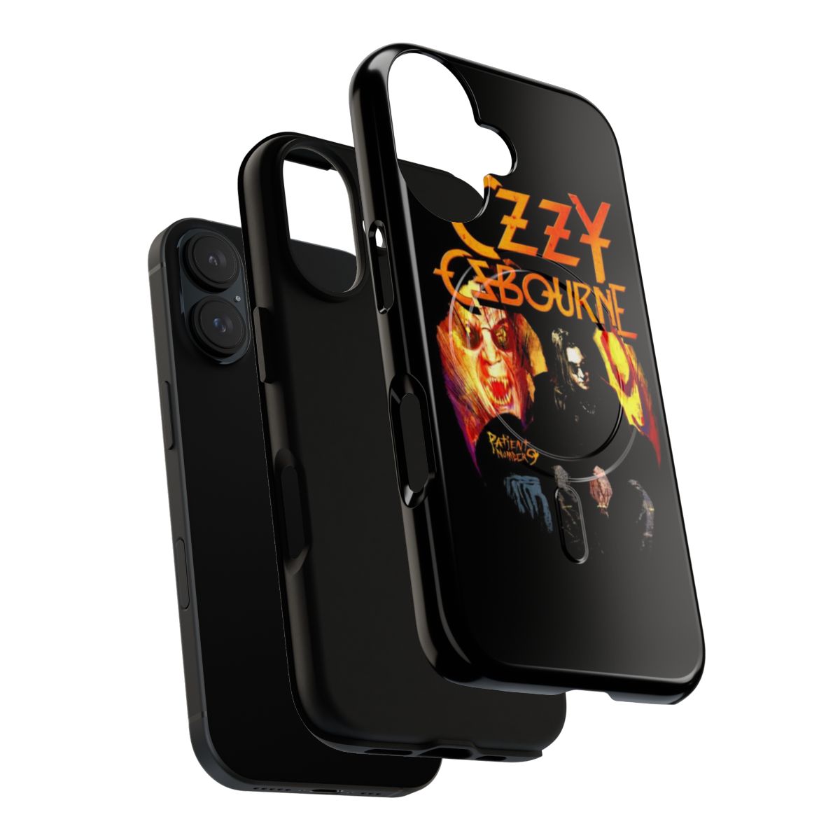 Ozzy Osbourne inspired phone case with a heavy metal design - Layers